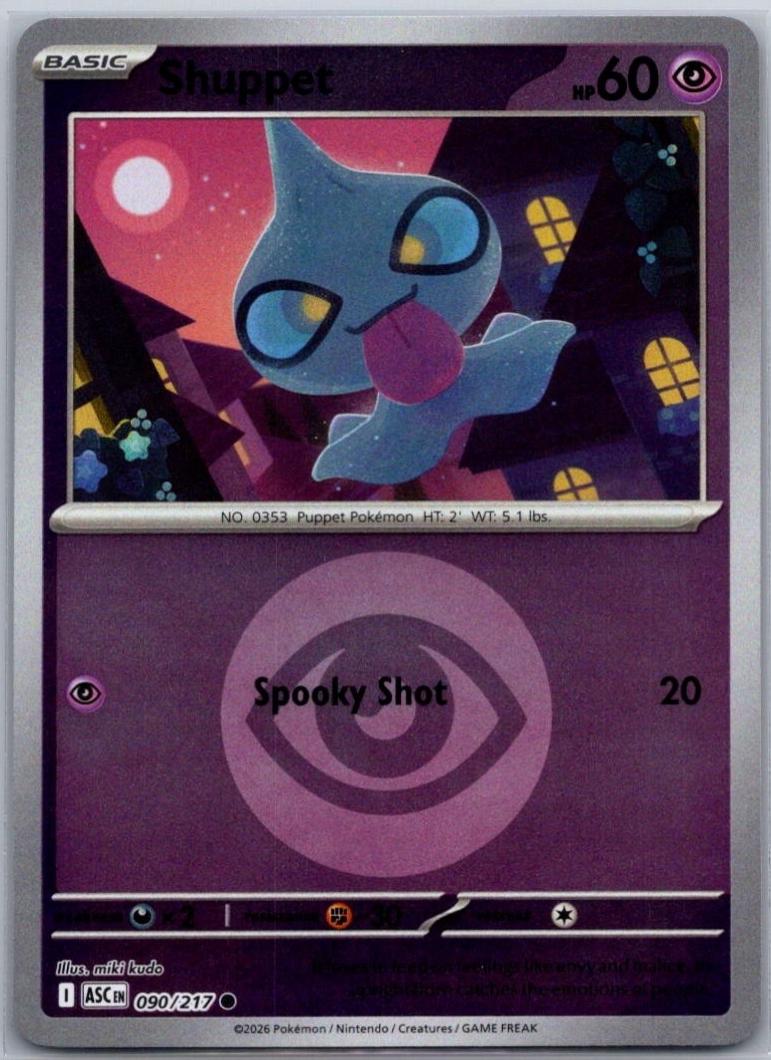 Ascended Heroes Shuppet [Energy] Pokémon card